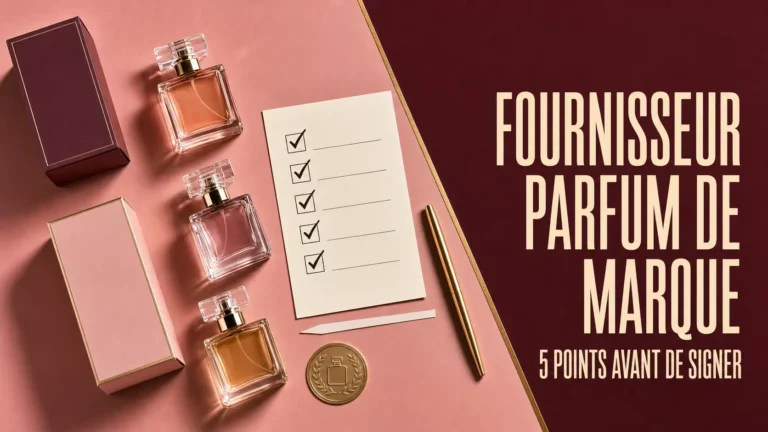 Fournisseur Parfum de Marque Les Points Non Négociables Avant de Signer